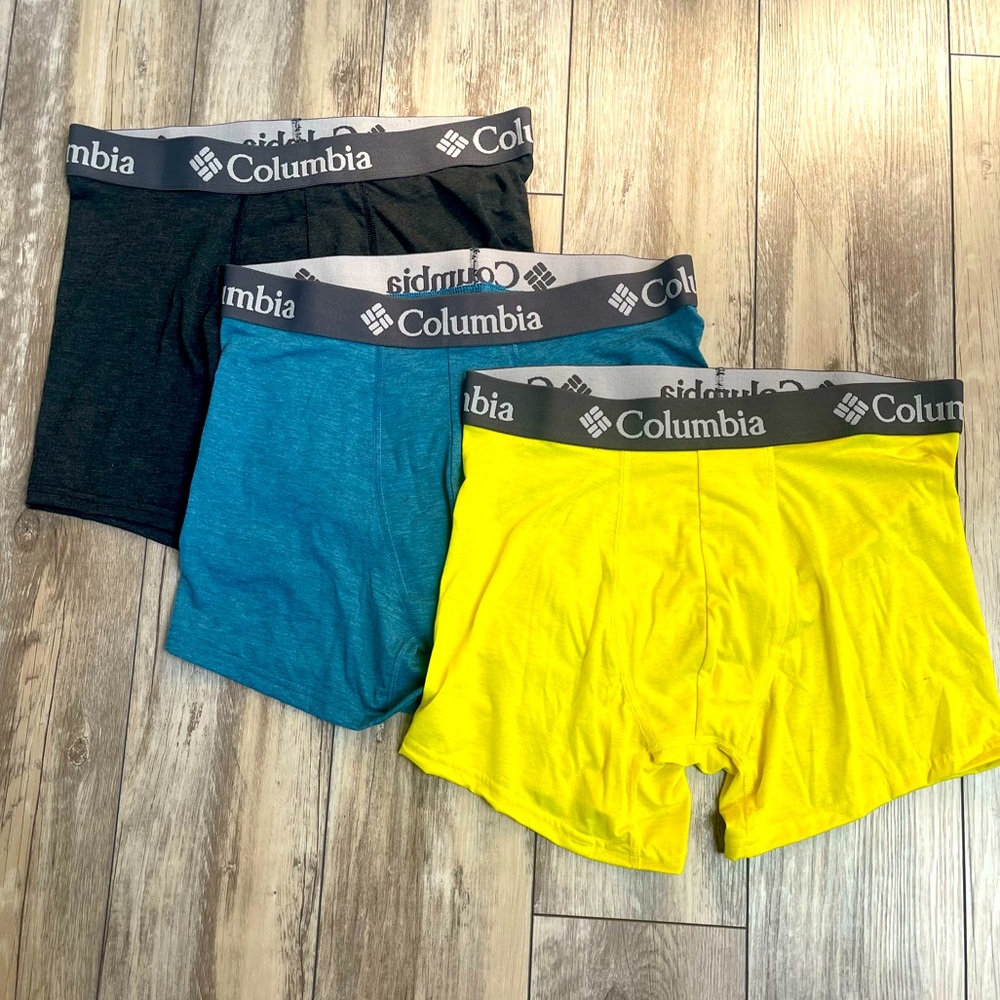 Men’s Medium Columbia Boxer Shorts Underwear